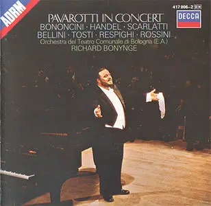 Luciano Pavarotti / Orchestra dTCdB / Bonynge - Pavarotti In Concert (1974, CD reissue 1986)
