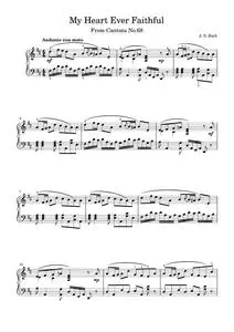 My Heart Ever Faithful - Johann Sebastian Bach (Piano Solo)