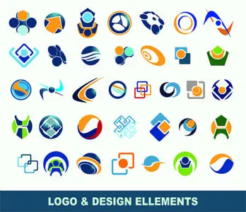 Collection Of Vector Logo Elements