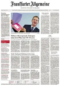 Frankfurter Allgemeine Zeitung vom Dienstag/Mittwoch, 30./01. April/Mai 2013