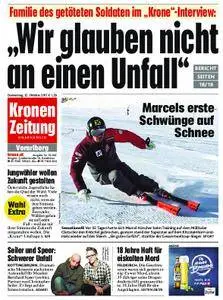 Kronen Zeitung Vorarlberg - 12. Oktober 2017