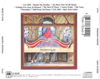 Styx - Paradise Theater (1981)