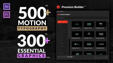 Motion Typography V.5 - Project for After Effects (VideoHive)