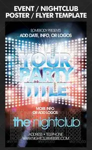 GraphicRiver Flashy Nightclub / Event Poster-Flyer