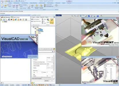 MecSoft Visual CAD/CAM/3DPrint 2016 version 5.0