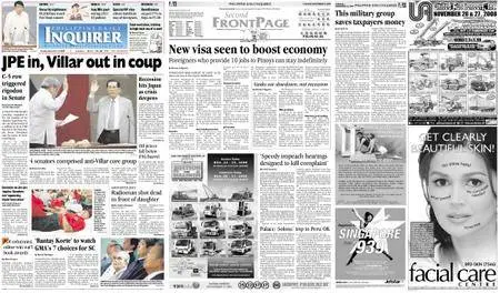 Philippine Daily Inquirer – November 18, 2008