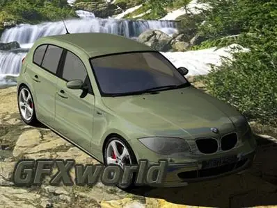 3D Cars Models - BMW Series 1 (Hi-Poly)