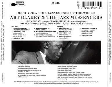 Art Blakey & The Jazz Messengers - Meet You At The Jazz Corner Of The World (1960) {2CD Set Rudy Van Gelder Remaster rel 2002}