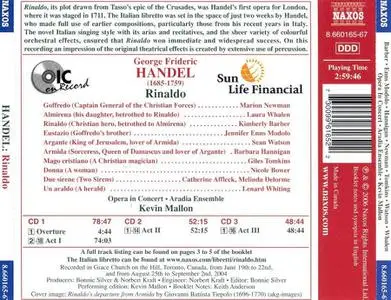 Kevin Mallon, The Aradia Ensemble - George Frideric Handel: Rinaldo (2006)