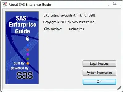 SAS Enterprise Guide 4.1
