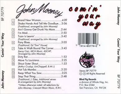 John Mooney - Comin' Your Way (1979)