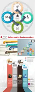 Vectors - Infographics Backgrounds 37