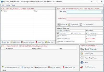 Text Search and Replace Tool 4.6.1.23