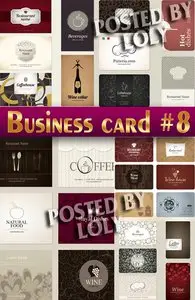Business Cards #8 - Stock Vector