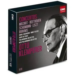 Otto Klemperer - Concertos: Mozart, Beethoven, Schumann, Liszt, Brahms (6CDs, 2013)