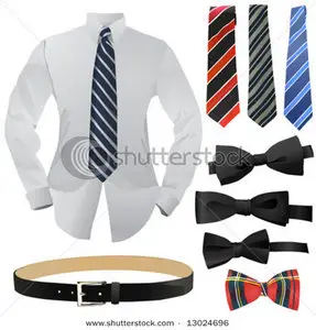 Vector set of business fashion