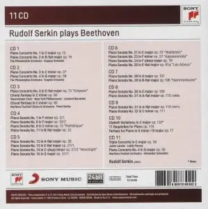 Rudolf Serkin Plays Beethoven Concertos, Sonatas & Variations (11CD Box Set, 2012)