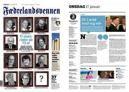 Fædrelandsvennen – 17. januar 2018