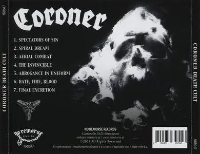 Coroner - Death Cult (1986) [2014, No Remorse Rec., NRR047]