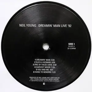 Neil Young - Dreamin Man Live '92 (180g Reprise LP ) Vinyl rip in 16 Bit / 44 Khz 