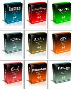 838 designer fonts collection (2008)