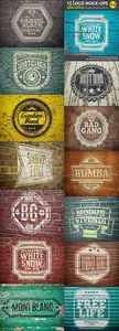 GraphicRiver - 15 Logo Mock-Ups v4