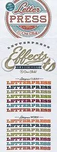 Worn Letterpress Photoshop Styles