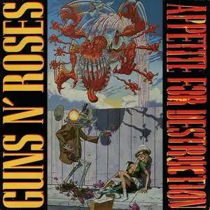 Guns N' Roses - Appetite For Destruction (1986) (LP, UK WX 125 924-148-1)