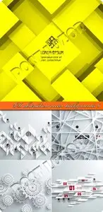 3D abstraction vector backgrounds 6