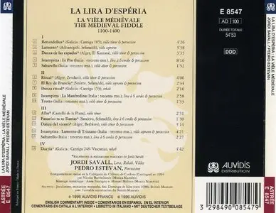 Jordi Savall - La Lira d'Esperia: La Viele Medievale (1996) {Auvidis E 8547}