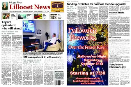 Bridge River Lillooet News – October 28, 2020