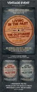 GraphicRiver - Living in the Past Retro Flyer & Poster