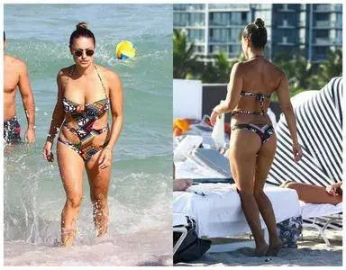 Lola Ponce in Bikini at the Beach in Miami August 7, 2017