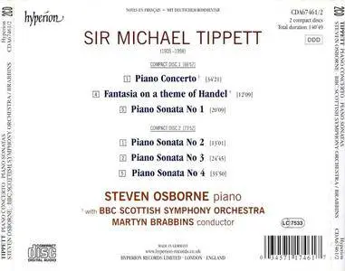 Steven Osborne - Sir Michael Tippett: Piano Concerto, Fantasia on a theme of Handel, Piano Sonatas (2007) 2CD