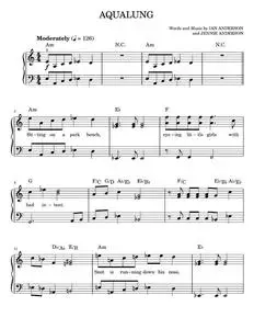 Aqualung - Jethro Tull (Easy Piano)