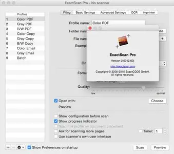 ExactScan Pro 2.60 Multilangual Mac OS X