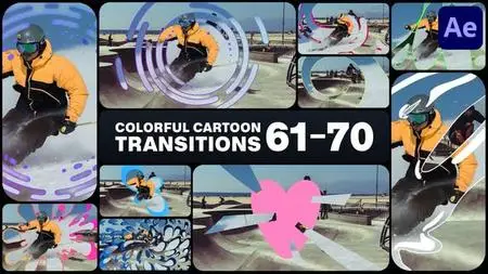 Colorful Cartoon Transitions for After Effects 51516086