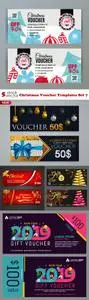 Vectors - Christmas Voucher Templates Set 7