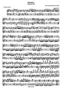 HaydnFJ - Sonate I, I - Allegro con brio