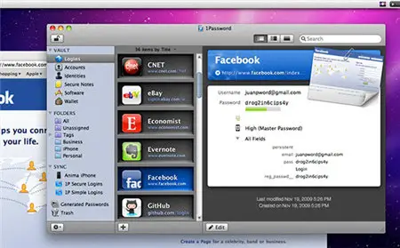 Agile Web Solutions 1Password v3.3.1 MacOSX