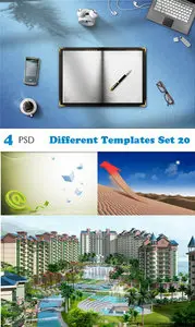 PSD - Different Templates Set 20