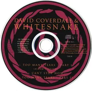 David Coverdale & Whitesnake - Too Many Tears (UK CD5) (1997) {EMI}