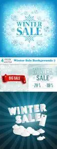 Vectors - Winter Sale Backgrounds 7