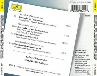 Herbert von Karajan, Berliner Philharmoniker - Webern, Berg, Schoenberg (1999)