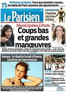 Le Parisien du Mardi 24 Septembre 2013