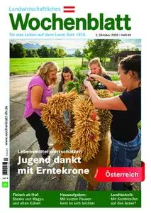 Bayerisches Landwirtschaftliches Wochenblatt Oesterreich - 01. Oktober 2020