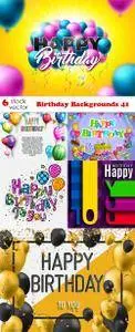 Vectors - Birthday Backgrounds 41