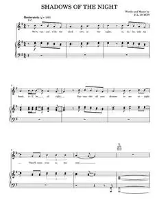 Shadows Of The Night - Pat Benatar, Rock Of Ages Musical (Piano-Vocal-Guitar)