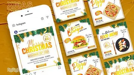 Food Christmas Sale Template 35114751