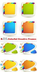 Vectors - Colorful Creative Frames